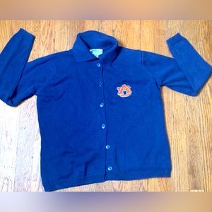 Auburn button down sweater